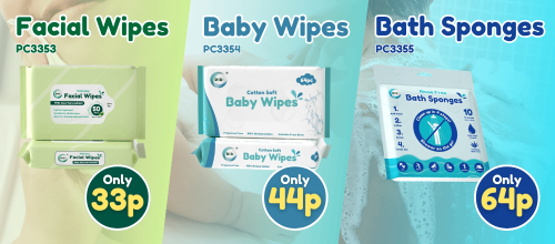 Wipes & Bath Sponges